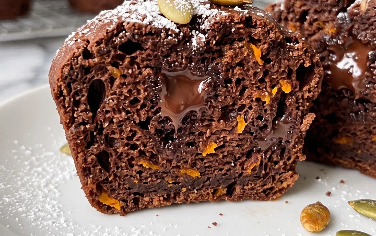 Chocolate Butternut Squash Muffins (Flourless)