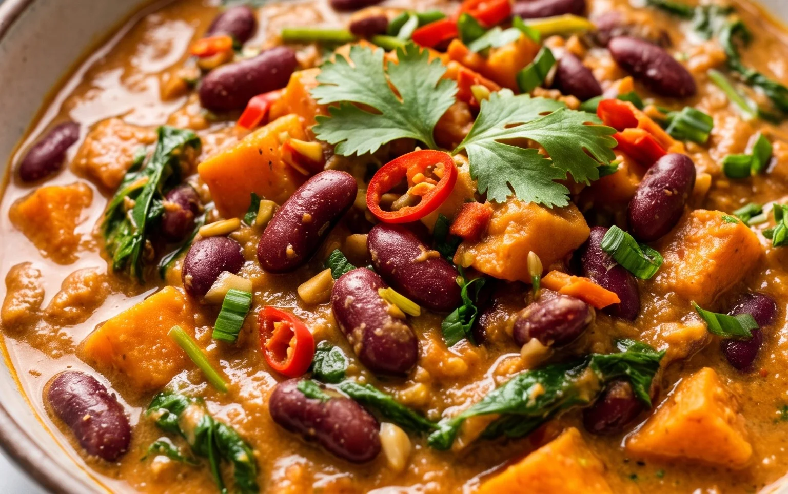 Mafé vegan aux haricots rouges