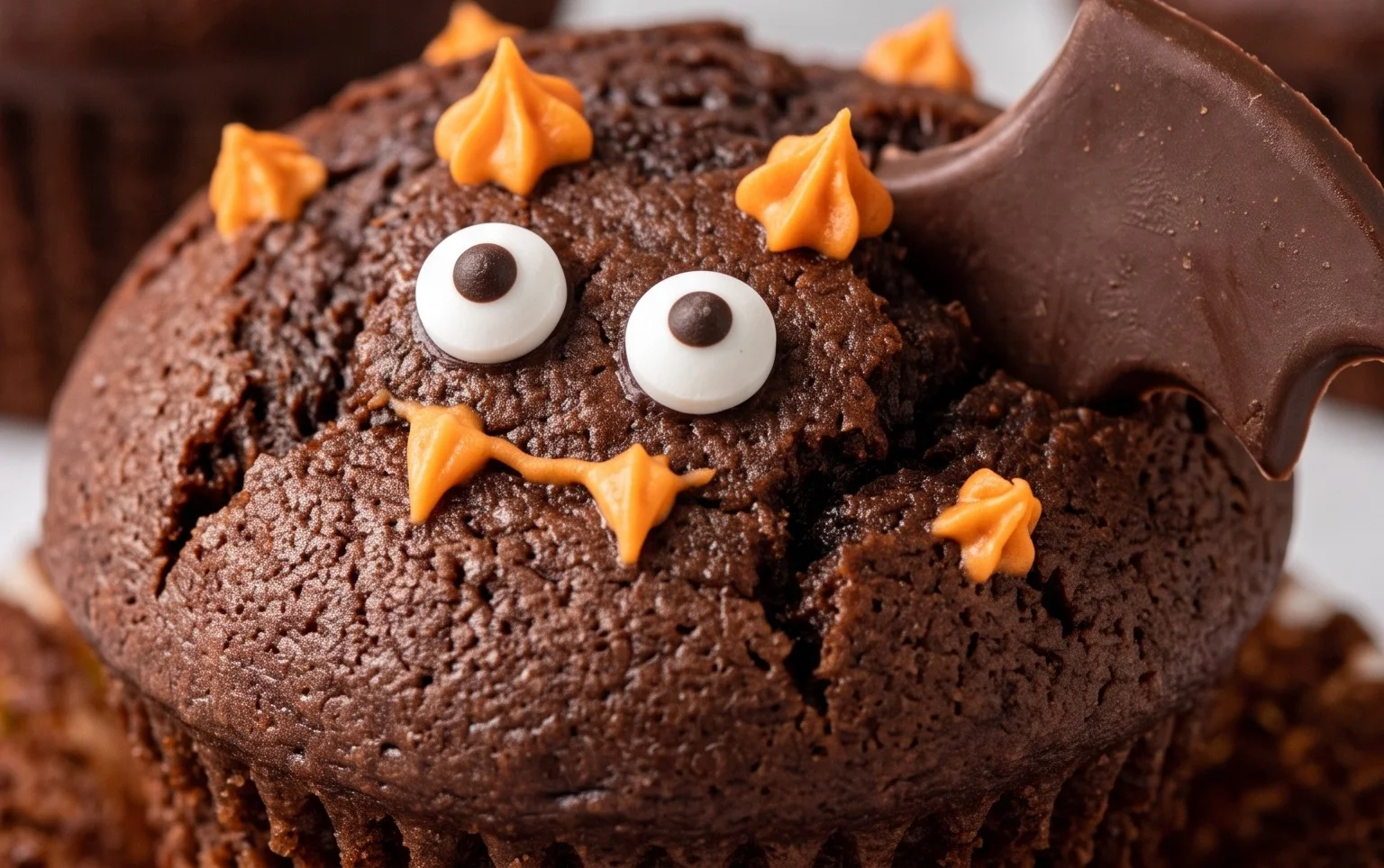 Muffin Halloween Pipistrello