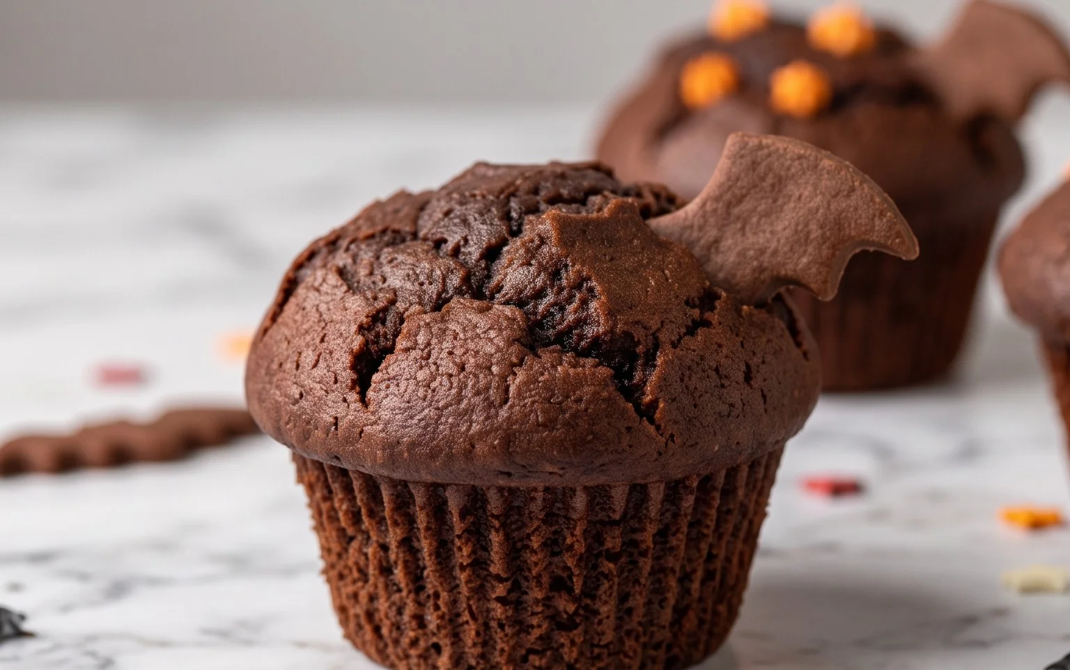 Muffins Halloween Pipistrello : Recette Facile & Effrayante